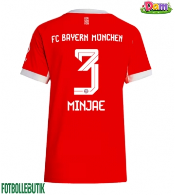Bayern Munich Kim Min-jae #3 Hemmatröja Kvinnor 2025-26 Kortärmad